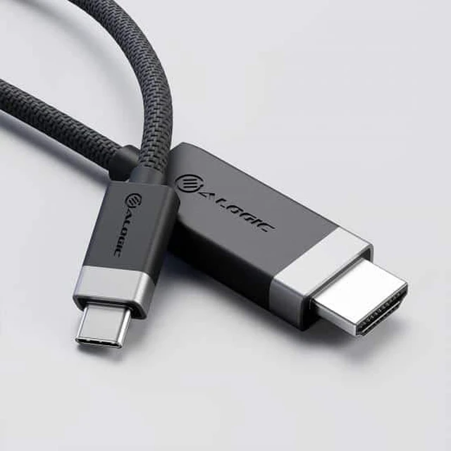 Alt view image 3 of 3 - Alogic Male to Male Fusion Series USB-C to HDMI Cable, 2 Meter Length