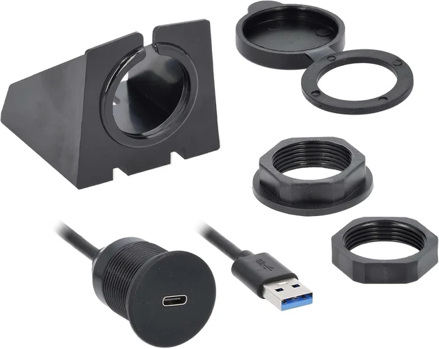 Main image of USB Type C Male to USB A Female 3.0 1 Ft.