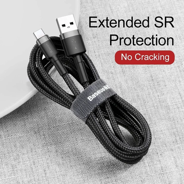 Alt view image 5 of 7 - Baseus Data Cable/Software for Universal/Smartphones - Grey/Black