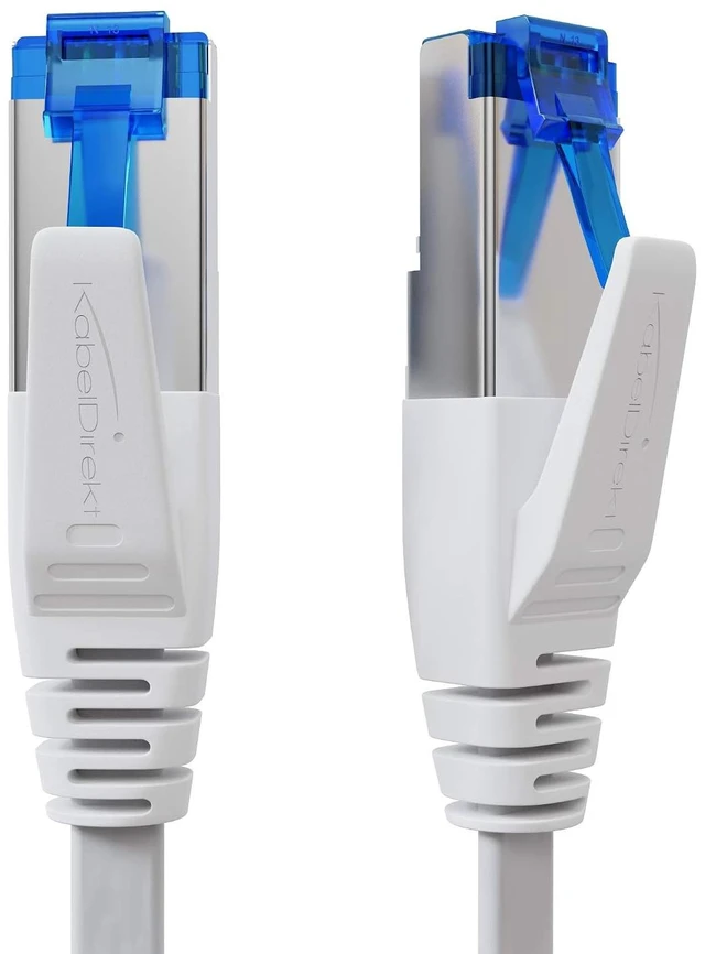 Alt view image 2 of 7 - KabelDirekt Flat Cat 7 Ethernet Cable 10Gbps 3.3ft