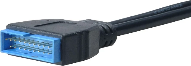 Alt view image 3 of 6 - Akasa AK-CBUB19-10BK USB 3.0 to USB 2.0 Adapter Cable