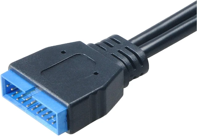 Alt view image 4 of 6 - Akasa AK-CBUB19-10BK USB 3.0 to USB 2.0 Adapter Cable