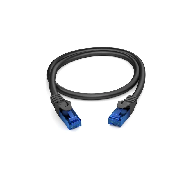 Alt view image 7 of 7 - KabelDirekt Network Cable 10Gbps 5× 1.5ft/0.5m, Black