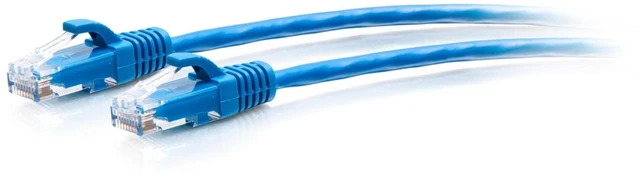 Main image of 15ft (4.5m) Cat6a Snagless Unshielded (UTP) Slim Ethernet Network Patch Cable - Blue
