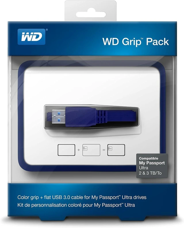 Alt view image 3 of 3 - WD Grip Pack for My Passport Ultra 2TB with USB 3.0 Cable,Slate (WDBFMT0000NBA-NASN)