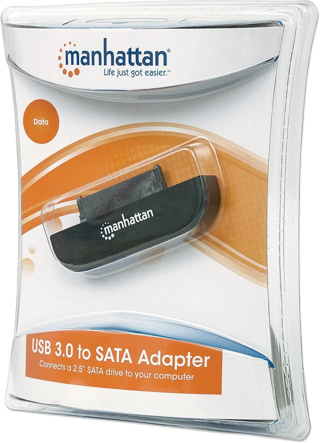 Alt view image 7 of 7 - MANHATTAN USB3.0 to SATA2.5 Conversion Adapter