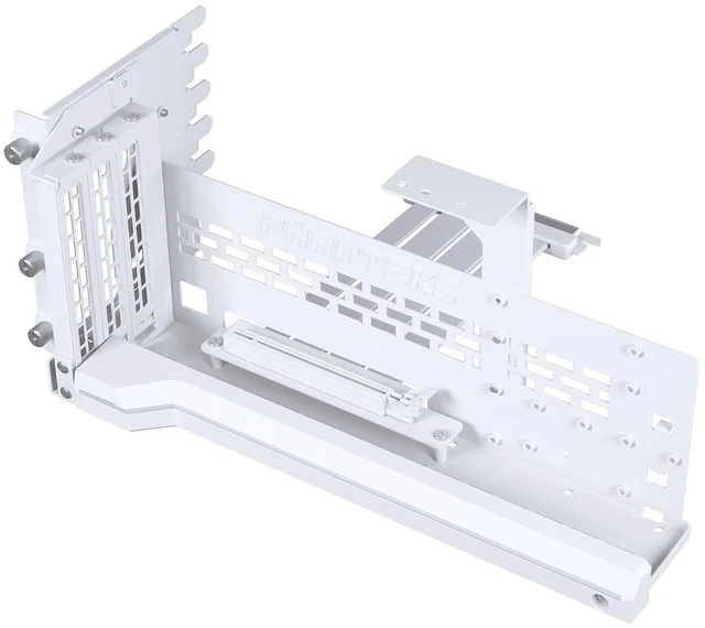 Alt view image 7 of 7 - Phanteks Premium Gen5 Vertical GPU Bracket, PCIex16 Gen5, D-RGB Lighting, 220mm (White)