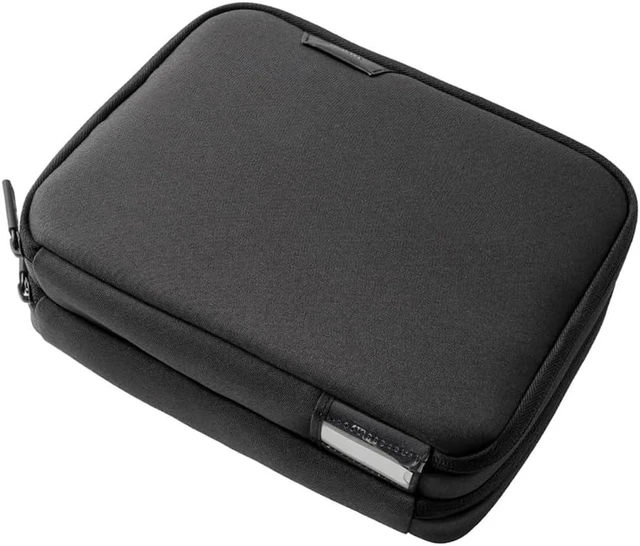 Main image of UT Wire Folio Max Double Layer Tech Pouch for Personal, Family, Work Travel Cable Organizer for Electronic Essentials, Chargers & Tech Accessories, with Label Identification in Black