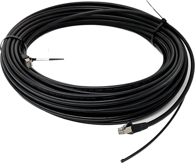Alt view image 2 of 5 - Ultra Spec Cables 150ft Aerial Cat6 Outdoor Waterproof Ethernet Cable Direct Burial (Pure Copper & Shielded) (Connectors Installed)