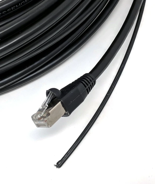 Main image of Ultra Spec Cables 150ft Aerial Cat6 Outdoor Waterproof Ethernet Cable Direct Burial (Pure Copper & Shielded) (Connectors Installed)