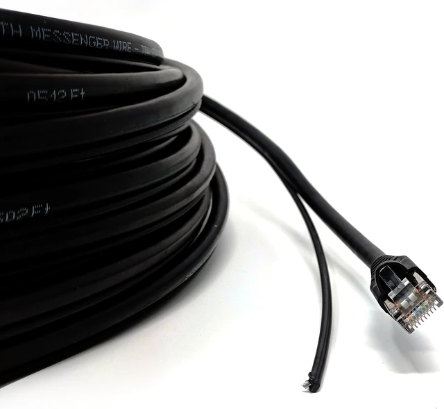 Alt view image 4 of 5 - Ultra Spec Cables 150ft Aerial Cat6 Outdoor Waterproof Ethernet Cable Direct Burial (Pure Copper & Shielded) (Connectors Installed)