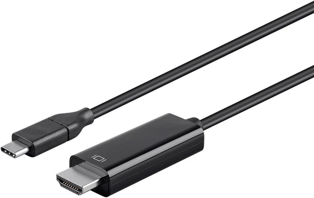Main image of Monoprice USB Type C to HDMI 3.1 Cable - 5Gbps 4K@30Hz Black 3ft