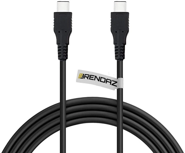 Main image of BRENDAZ USB 3.1 Type-C to Type-C (Type C) Cable, Compatible with Canon EOS RP, EOS R, R5, R6 Mirrorless Digital Camera, Supports Data Transfer 10Gbps