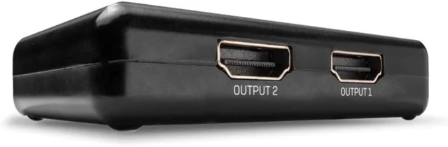 Alt view image 2 of 3 - LINDY 2 Port HDMI 10.2G Splitter, Compact 38357