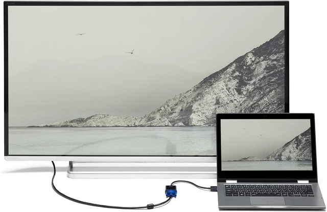 Alt view image 2 of 7 - Sanwa Supply AD-HD24VGA HDMI to VGA Adapter (HDMI A Male to VGA Female)