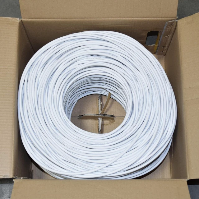 Alt view image 2 of 3 - 1000Ft Cat6 CMP Plenum 23AWG CCA UTP 4-pairs Premium Network LAN Cable