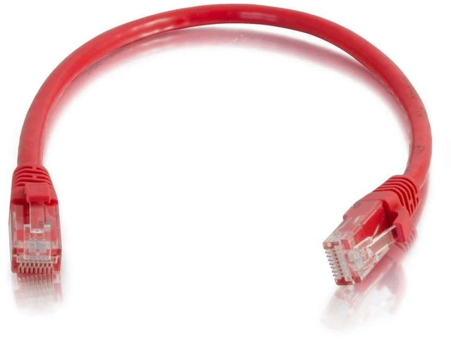 Main image of Cables To Go 0.5m CAT6 550MHz Snagless Patch Cable - Red 83445