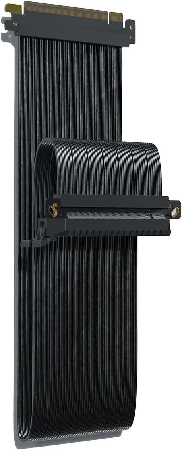Main image of SSUPD PCIe 5.0 x16 Riser Cable 200/320/440mm 32 GT/s Transmission, 64 GB/s (256 Gbps) Bandwidth GPU RTX 5090/5080 & RX 9070 XT & ITX Case Ready (PCIe 5.0 Female Reverse 440mm)