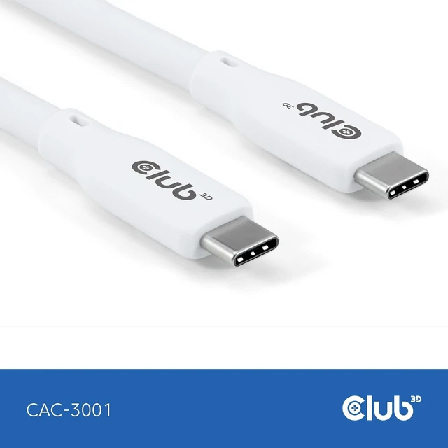 Alt view image 7 of 7 - CLUB3D CAC-3001 USB cable USB4 Gen 3x2 2 m USB C
