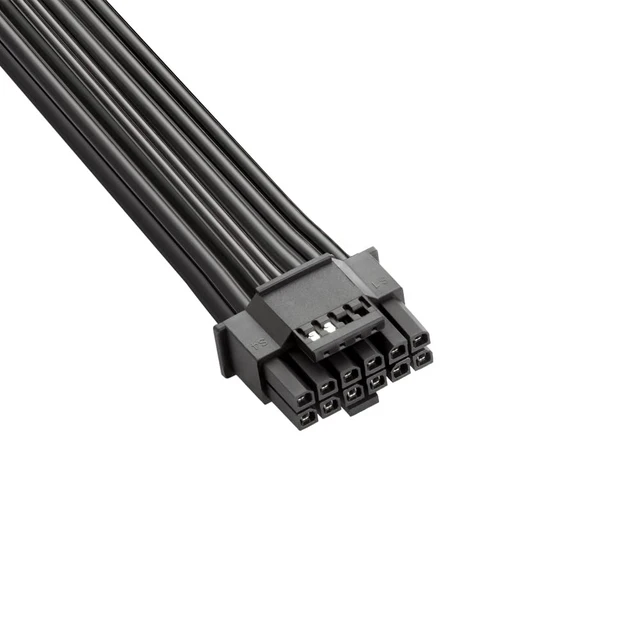 Alt view image 3 of 5 - CableMod Basics 12V-2x6 PCIe Cable for Corsair Type 5 (Black, 3x8p, 65cm)