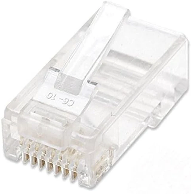 Alt view image 3 of 4 - ICI790536 - INTELLINET 790536 CAT-6 3-Prong Modular Plugs, 80 pk