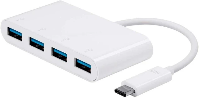 Main image of Monoprice Select Series USB-C to 4X USB-A 3.0 Adapter