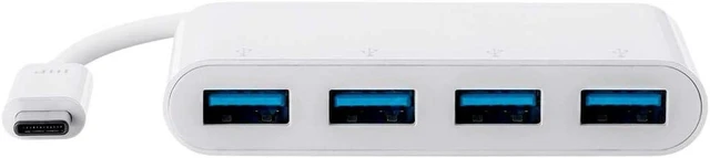 Alt view image 4 of 5 - Monoprice Select Series USB-C to 4X USB-A 3.0 Adapter