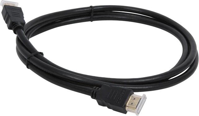 Main image of HDMI-FF-6BK Firsfold 6-Feet High Speed HDMI Cable 28AWG with Ethernet Male/Male Gold Connectors, Black