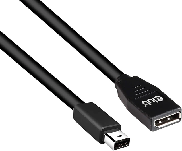 Main image of Mini DisplayPortTM to DisplayPortTM 1.4 Extension Cable 8K60Hz DSC1.2 HBR3 HDR M/B. 1 Metre 32AWG