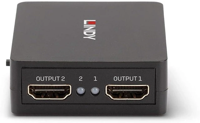 Alt view image 3 of 6 - LINDY HDMI Splitter 18G 2 Ports, Compact