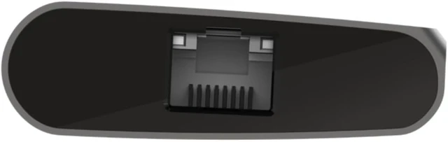 Alt view image 3 of 4 - Belkin 7-in-1 USB-C Hub, Multiport Adapter Dongle with 4K 60Hz HDMI, 100W Power Delivery, 2.5Gb, 2 USB A Ports, SD and MicroSD Slot for MacBook Pro 14 and 16, iPad Pro 12.9 & 11, XPS, Surface and More