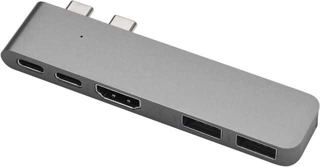 Alt view image 6 of 7 - Estink 5-in-2 USB C Hub Multiport Adapter, 100W 40Gbs 5K