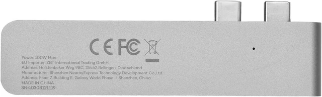 Alt view image 4 of 7 - Estink 5-in-2 USB C Hub Multiport Adapter, 100W 40Gbs 5K