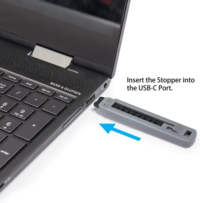 Alt view image 3 of 5 - 6 Piece USB Type A Port Secruity Blocker with Removal Tool