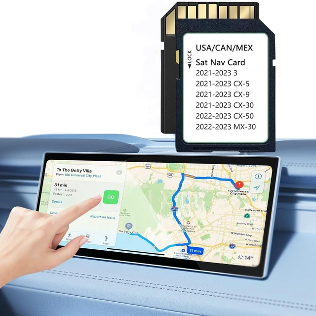 Main image of Upgraded Navigation SD Card Map USA/CAN/MEX 2021/22/23-Cx5. 2021/22/23-Cx9. Cx50-2022/23. Mx30-2022/23. 2021/22/23-Cx30. 2021/22/23- Model 3, TD2K66EZ1B Latest Navigation SD Card