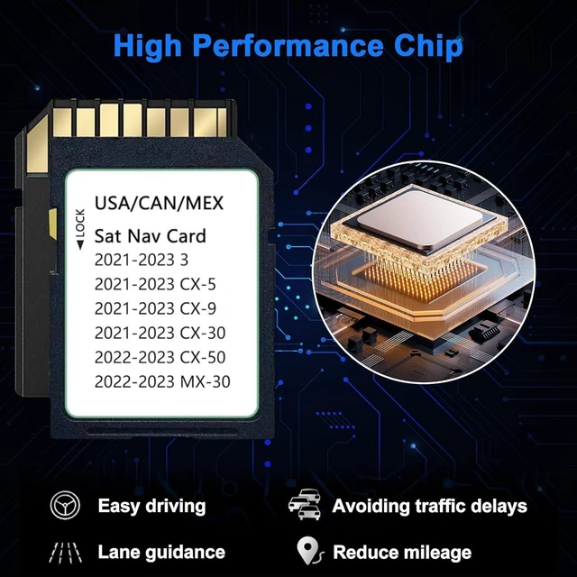 Alt view image 5 of 6 - Upgraded Navigation SD Card Map USA/CAN/MEX 2021/22/23-Cx5. 2021/22/23-Cx9. Cx50-2022/23. Mx30-2022/23. 2021/22/23-Cx30. 2021/22/23- Model 3, TD2K66EZ1B Latest Navigation SD Card