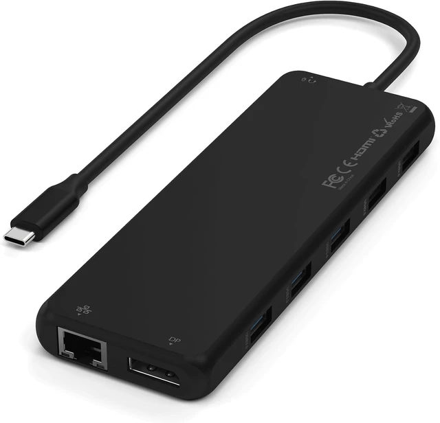 Alt view image 4 of 4 - Satechi 13-in-1 USB-C Multiport Adapter, Triple Display, Dual 4K HDMI