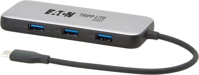 Alt view image 7 of 7 - Tripp Lite USB-C Hub Docking Station with 3 USB-A, HDMI, 1 USB-C Charging Port