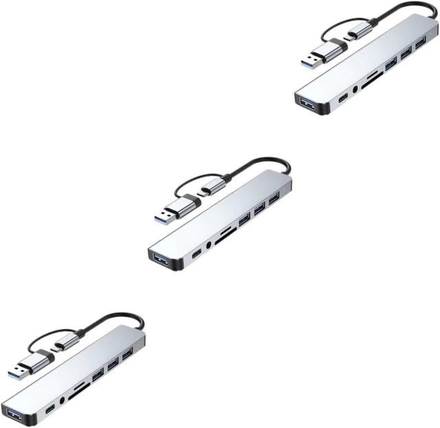 Main image of OSALADI 3pcs USB Hub Multi-Port Adapter USB Ports for Laptop Computer for Workspace