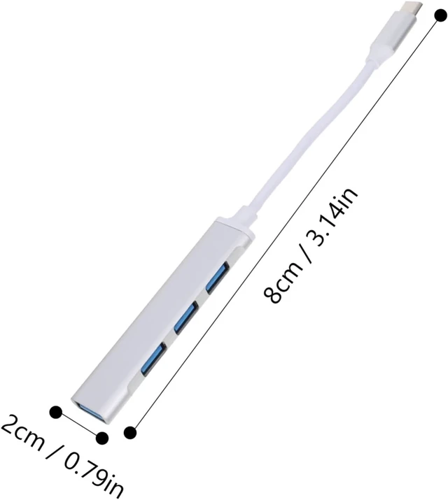 Alt view image 2 of 7 - OSALADI 3pcs Type-c USB Hub Port Multi-Port USB Splitter Adapter for Laptop Hub Use C