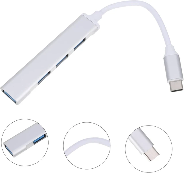 Alt view image 6 of 7 - OSALADI 3pcs Type-c USB Hub Port Multi-Port USB Splitter Adapter for Laptop Hub Use C