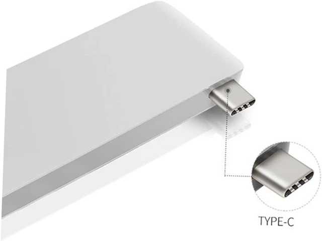 Alt view image 3 of 6 - Gadpiparty Type-c USB Combo Hub Adapter for Charging Data Sync Reader with Power and Memory Card Reader