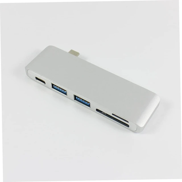 Alt view image 4 of 6 - Gadpiparty Type-c USB Combo Hub Adapter for Charging Data Sync Reader with Power and Memory Card Reader