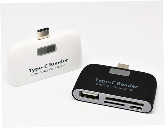 Alt view image 3 of 7 - OSALADI 3pcs Single USB Hub Type-c Port and Micro Memory Card Interface for Connectors to USB