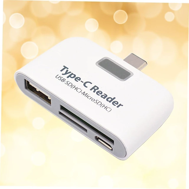 Alt view image 2 of 7 - OSALADI 3pcs Single USB Hub Type-c Port and Micro Memory Card Interface for Connectors to USB