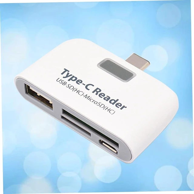 Alt view image 7 of 7 - OSALADI 3pcs Single USB Hub Type-c Port and Micro Memory Card Interface for Connectors to USB