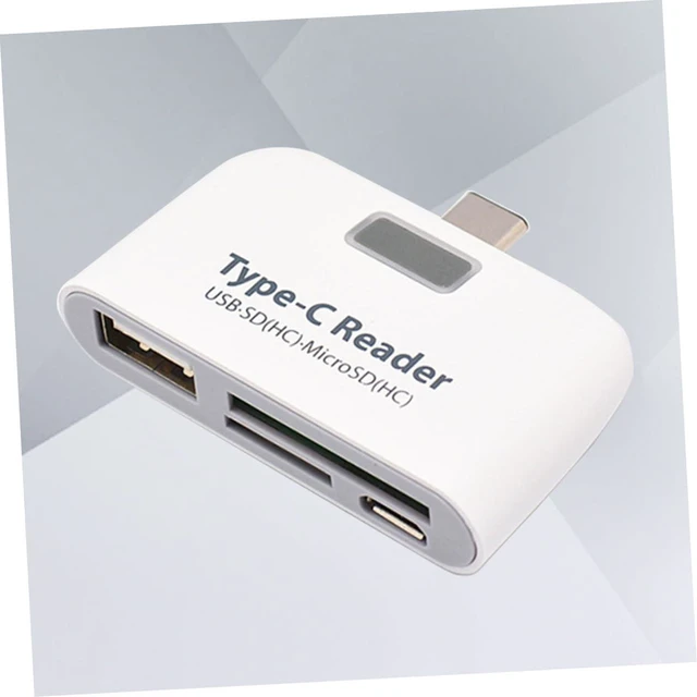 Alt view image 6 of 7 - OSALADI 3pcs Single USB Hub Type-c Port and Micro Memory Card Interface for Connectors to USB