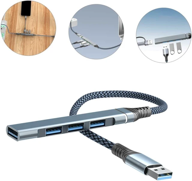 Alt view image 4 of 7 - OSALADI 5pcs USB Hub Port Expander for Laptop Multiple USB Ports for Data Transfer and Connection Expansion