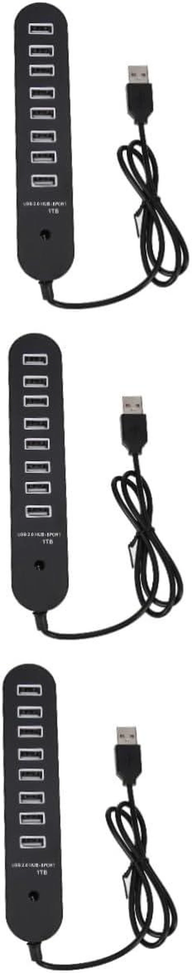 Main image of OSALADI 3pcs USB Hub Type to Hub Adapter Fast USB Charger Compact for Laptop Phone Tablet Dissipation Design