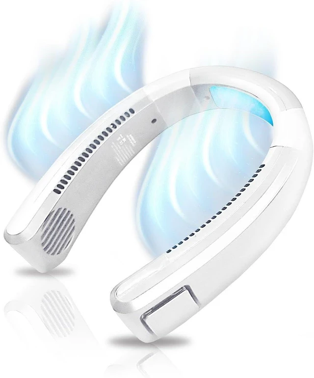 Main image of ALPHACOOL Portable Neck Air Conditioner Neck and Face Cooling Device with Rechargeable Battery Bladeless Design